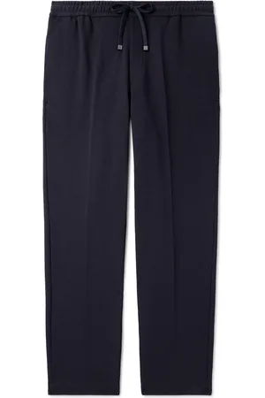 Moncler Straight-Leg Logo-Appliquéd Cotton-Blend Jersey Sweatpants