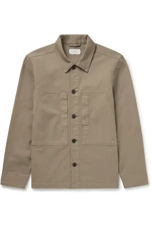 Mr P. Cotton-Blend Twill Overshirt