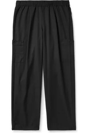 DIME Wide-Leg Pleated Twill Cargo Trousers