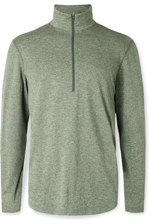 Lululemon Slim-Fit Stretch Recycled-Jersey Half-Zip Top