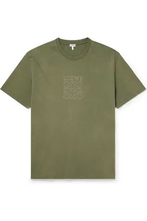 Loewe Logo-Embroidered Cotton-Jersey T-Shirt