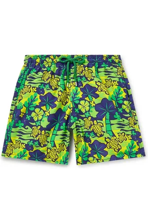 Vilebrequin Moorea Straight-Leg Mid-Length Printed Swim Shorts