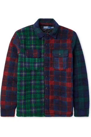 Ralph Lauren Patchwork Checked Fleece Overshirt