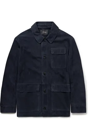 YVES SALOMON Suede Shirt Jacket