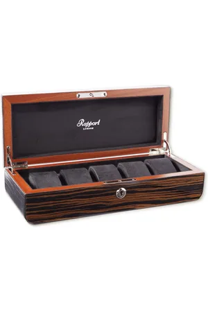 Rapport London Mayfair Wood 5-Piece Watch Box