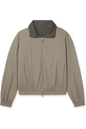 Loro Piana Reversible Windmate® Storm System® Shell and Cashmere Bomber Jacket