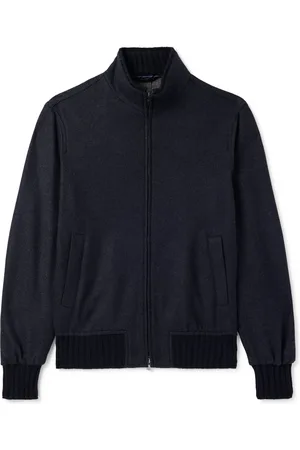 Thom Sweeney Cashmere-Blend Felt Bomber Jacket