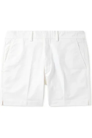 Tom Ford Slim-Fit Straight-Leg Brushed Cotton-Twill Shorts