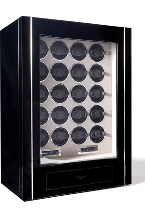 Rapport London Paramount Wood 20-Piece Watch Winder
