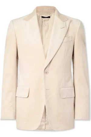 Tom Ford Shelton Slim-Fit Cotton-Velvet Blazer