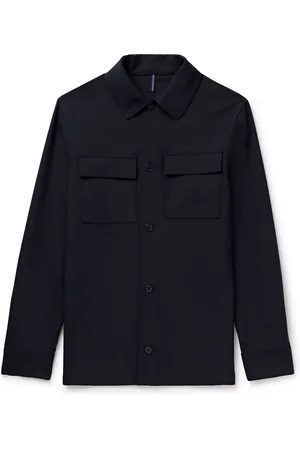 Incotex Slim-Fit Wool-Blend Overshirt