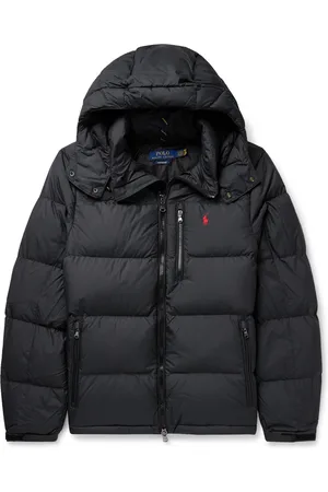 Ralph Lauren Logo-Embroidered Quilted Recycled-Shell Hooded Down Jacket