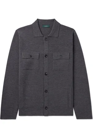 Incotex Slim-Fit Virgin Wool Overshirt