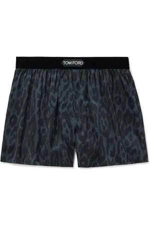 Tom Ford Cheetah-Print Stretch-Silk Boxer Shorts