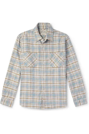 REMI RELIEF Checked Cotton-Flannel Shirt