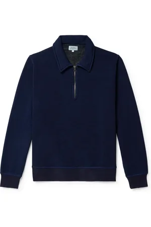 HARTFORD Jersey Half-Zip Sweatshirt
