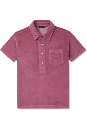 Tom Ford Cotton-Blend Terry Polo Shirt