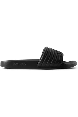 Tom Ford Harris Quilted Leather Slides