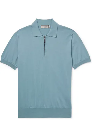 CANALI Slim-Fit Cotton Polo Shirt