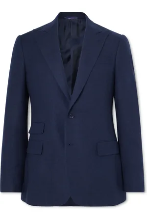 Ralph Lauren Kent Slim-Fit Herringbone Wool, Silk and Cashmere-Blend Suit Jacket