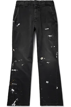 GALLERY DEPT. Slim-Fit Flared Paint-Splattered Jeans