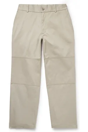 Moncler Straight-Leg Panelled Stretch-Cotton Gabardine Trousers