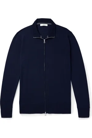 Mr P. Richard Merino Wool Zip-Up Cardigan