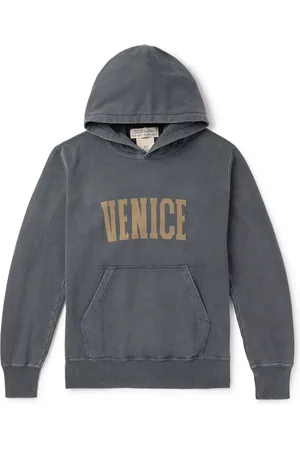 REMI RELIEF Logo-Print Cotton-Fleece Hoodie