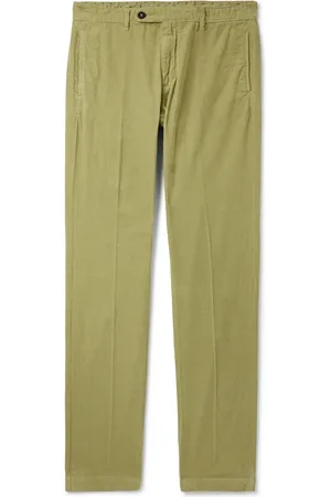 MASSIMO ALBA Straight-Leg Cotton-Corduroy Trousers