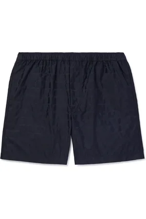 VALENTINO GARAVANI Straight-Leg Mid-Length Logo-Jacquard Swim Shorts