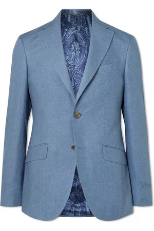 Etro Silk and Cashmere-Blend Suit Jacket
