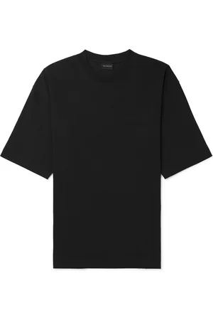 Balenciaga Logo-Embroidered Cotton-Jersey T-Shirt