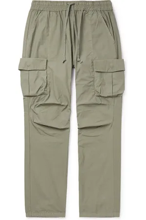 JOHN ELLIOTT Straight-Leg Cotton-Poplin Cargo Trousers