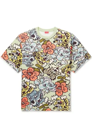 Kenzo Verdy Printed Waffle-Knit Cotton T-Shirt
