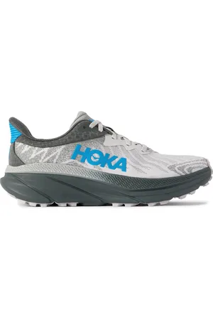 Hoka One One Challenger 7 Rubber-Trimmed Mesh Trail Running Sneakers