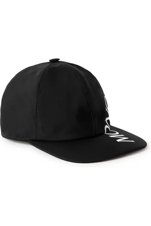 Moncler Logo-Print Shell Baseball Cap