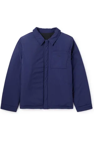 DIME Reversible Logo-Embroidered Padded Shell Jacket