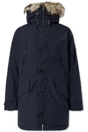 Ralph Lauren Annex Faux Fur-Trimmed Recycled-Shell Hooded Down Jacket