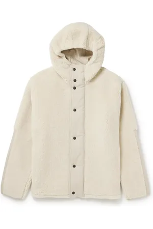 Loro Piana Shell-Trimmed Cashmere and Silk-Blend Fleece Jacket