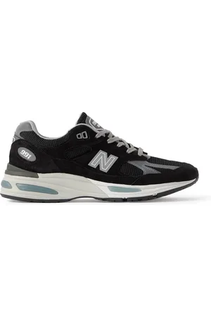 New Balance 991v2 Suede, Mesh and Faux Leather Sneakers