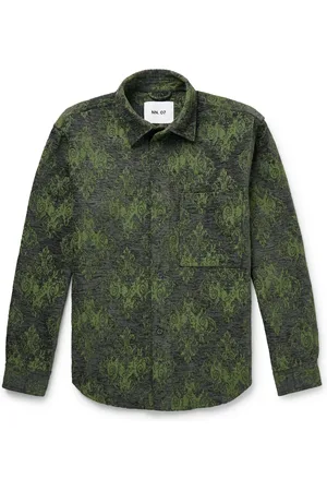 NN.07 Adwin 5579 Chenille-Jacquard Overshirt