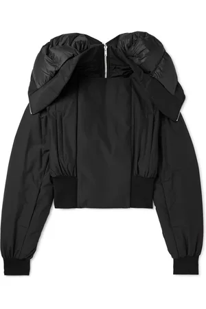 Rick Owens Moncler Alice Quilted Cotton-Blend Shell Hooded Down Jacket
