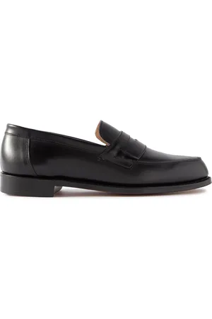 GRENSON Epsom Leather Penny Loafers