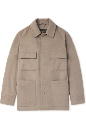 Loro Piana Darcy PECORA NERA® Wool-Felt Overshirt