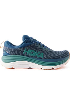 Hoka One One Gaviota 5 Rubber-Trimmed Mesh Running Sneakers