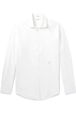 MASSIMO ALBA Canary Slim-Fit Cotton-Poplin Shirt