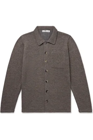 Inis Me in Alpaca, Merino Wool, Cashmere and Silk-Blend Cardigan