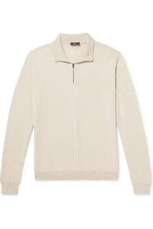 HERNO Virgin Wool Half-Zip Sweater