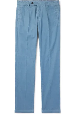 MASSIMO ALBA Straight-Leg Cotton-Corduroy Trousers
