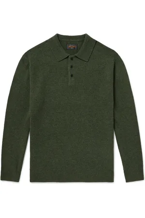 Beams Wool Polo Shirt